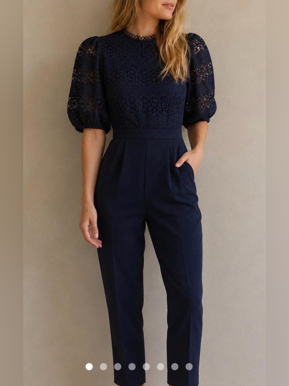 Express Puff-Sleeve Jumpsuit, NWT ($98)!